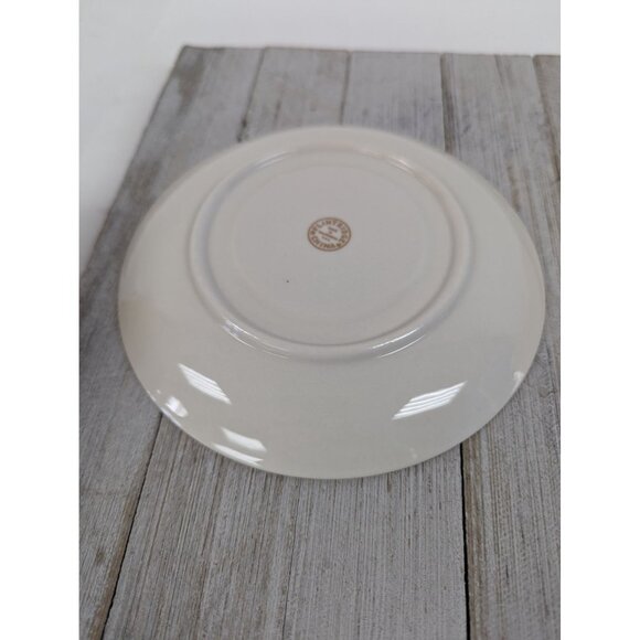 Flintridge Sylvan China Cream Soup Cup Bowl Saucers Set 2 California Yellow Gold - Picture 12 of 13